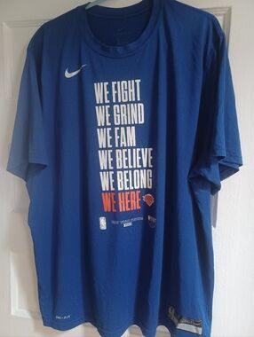 Knicks Blue Tee, Sz 3XL